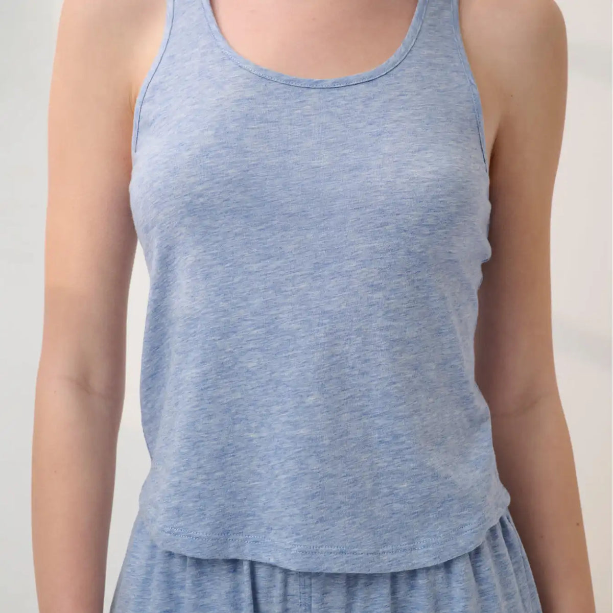 Organic Pima Curved Hem Tank