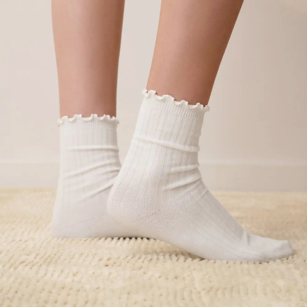 Organic Cotton Ruffle Sock